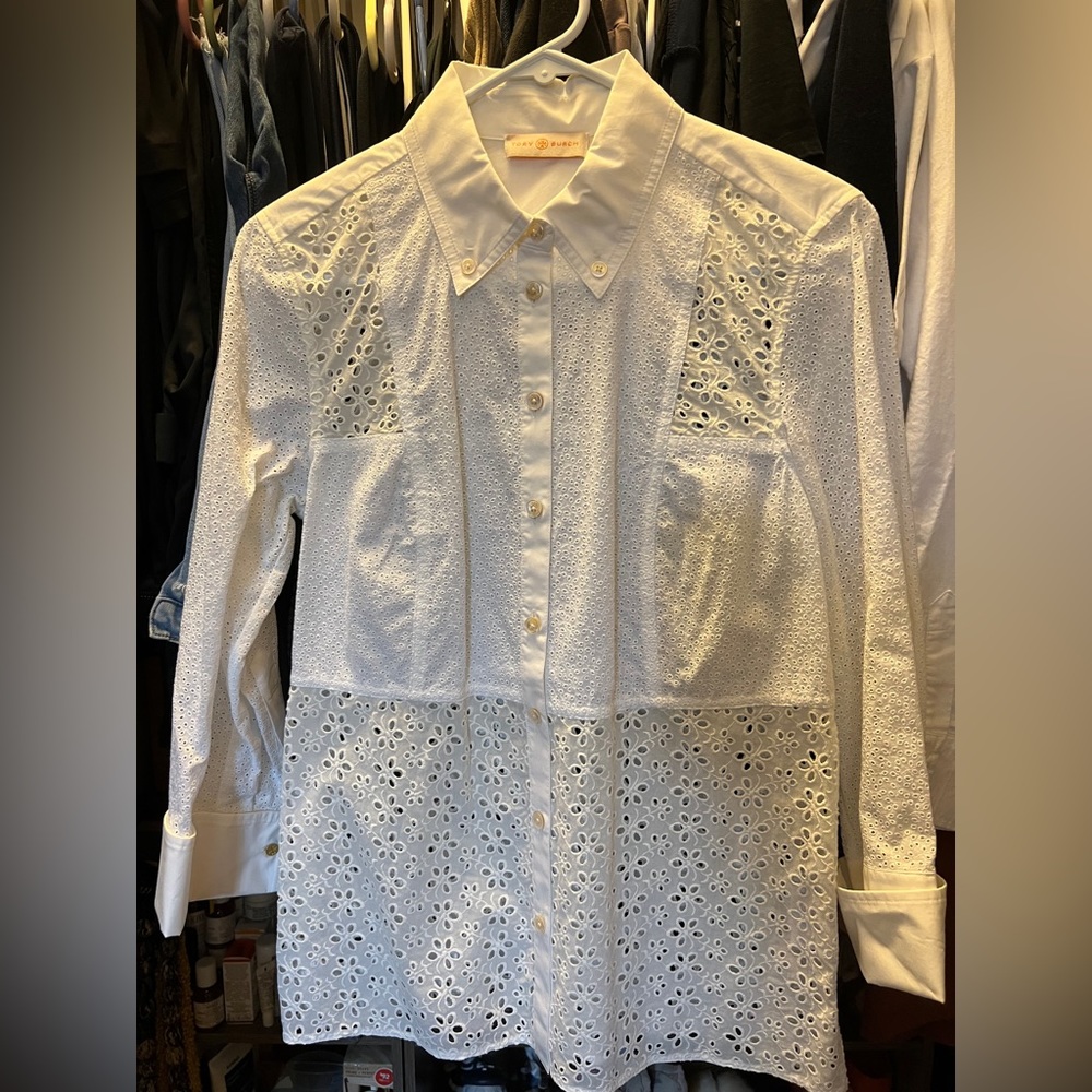 Tory Burch Carved Blouse